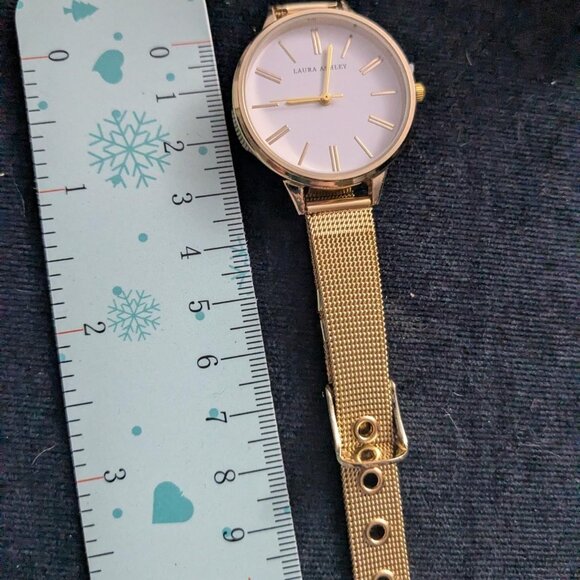 NWT Laura Ashley Women\'s 5pc Watch Set Gold Western Theme main image 5